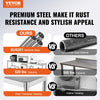 VEVOR Double Overshelf, Double Tier Stainless Steel Overshelf, 12 x 48 Inch Double Deck Overshelf, Height Adjustable Overshelf Prep Work Table for Kitchen, Restaurant and Workshop
