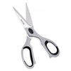 VEVOR Kitchen Scissors, Durable Stainless Steel Kitchen Shears with Protective Sheath, Heavy Duty Cooking Shears Soft Grip Comfort Handle, Kitchen Utensil for Cutting Meat, Food, Fish, Poultry, Grey