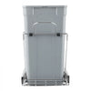 VEVOR Pullout Trash Can for Kitchen Cabinets, 35 QT Garbage Waste Recycling Bin, Under Mount Waste Container, with Heavy Duty Metal Full Extension Sliding System and Handle, for Sink, Under Counter
