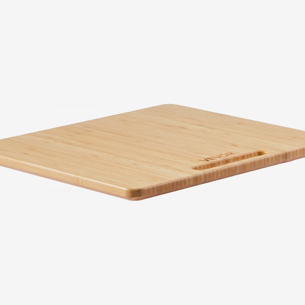 VEVOR Appliance Slider, Medium 13 x 16-inch, Rolling Sliding Tray with Rubber Wheels & Hollow Handle, Easy to Clean, Appliance Rolling Tray for Coffee Maker, Kitchen Countertop, Natural Wood