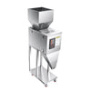 VEVOR Powder Filling Machine, 10-999g (0.02-2.2lbs) Automatic Particle Dispenser, Stainless Steel, Intelligent Weighing Dispensing Filler with Foot Pedal, for Coffee Beans, Grains, Tea, Spices, Silver
