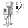 VEVOR Powder Filling Machine, 20-5000g (0.04-11.02lbs) Automatic Particle Dispenser, Stainless Steel, Smart Weighing Dispensing Filler w/ Foot Pedal, for Coffee Beans, Grains, Tea, Spices, Silver