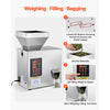 VEVOR Powder Filling Machine, 1-99.9g (0.002-0.22lbs) Automatic Particle Dispenser, High Accuracy, Stainless Steel, Intelligent Weighing Dispensing Filler for Coffee Beans, Grains, Tea, Spices, Silver