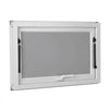 VEVOR Concession Window 36x24 in Aluminum Alloy Frame Service Window, for Food Truck, Up to 85 Degrees Stand Serving Windows with Awning Door and Drag Hook, Rainwater Resistant for Concession Trailer