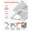 VEVOR Concession Window 36x36 in Aluminum Alloy Frame Service Window, for Food Truck, Up to 85 Degrees Stand Serving with Awning Door and Drag Hook, Rainwater Resistant for Concession Trailer