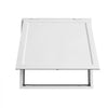 VEVOR Concession Window 36x36 in Aluminum Alloy Frame Service Window, for Food Truck, Up to 85 Degrees Stand Serving with Awning Door and Drag Hook, Rainwater Resistant for Concession Trailer