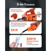 VEVOR 3-in-1 Electric Hoist Winch, 1550 lbs Capacity, 1500W Portable Power Winch Crane, 25 ft Lifting Height, 16.4 ft/min with Manual, Wired and Wireless Remote Control for Factory, Warehouss, Garage