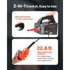 VEVOR 2-in-1 Electric Hoist Winch, 1100 lbs Capacity, 1500W Portable Power Winch Crane, 25 ft Lifting Height, 16.4 ft/min with Manual and Wired Remote Control for Factory, Warehouss, Garage