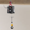 VEVOR 2-in-1 Electric Hoist Winch, 1100 lbs Capacity, 1500W Portable Power Winch Crane, 25 ft Lifting Height, 16.4 ft/min with Manual and Wired Remote Control for Factory, Warehouss, Garage