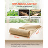 VEVOR Burlap Fabric Roll 60"x50ft High Density Multipurpose Natural Jute, for Outdoor Plant Cover, Tree Wrap, Garden Fabric, DIY Crafts, Gardening, Weed Barrier, Landscaping Cloth, Rustic Party Decor