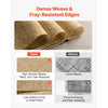 VEVOR Burlap Fabric Roll 60"x50ft High Density Multipurpose Natural Jute, for Outdoor Plant Cover, Tree Wrap, Garden Fabric, DIY Crafts, Gardening, Weed Barrier, Landscaping Cloth, Rustic Party Decor