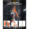 VEVOR Manual Lever Chain Hoist, 1-1/2T 3300LBS Capacity Heavy Duty Come Along, 20FT Lift G80 Alloy Steel Chain With Dual Pawl Mechanical Brake,360°Rotating Hooks, for Warehouse Construction Garage