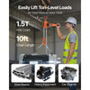 VEVOR Manual Lever Chain Hoist, 1-1/2T 3300LBS Capacity Heavy Duty Come Along, 10FT Lift G80 Alloy Steel Chain With Dual Pawl Mechanical Brake,360°Rotating Hooks, for Warehouse Construction Garage