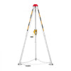 VEVOR Confined Space Tripod Kit, Heavy Duty Rescue Tripod Lifting Hoist 1200 lbs Winch, 4.1 ft Adjustable Legs, 65 ft Cable Portable Kit, 32.8 ft Fall Protection, 4.40-7.05 ft Working Height
