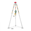 VEVOR Confined Space Tripod Kit, Heavy Duty Rescue Tripod Lifting Hoist 1200 lbs Winch, 4.1 ft Adjustable Legs, 98.5 ft Cable Portable Kit, 32.8 ft Fall Protection, 4.40-7.05 ft Working Height