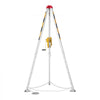 VEVOR Confined Space Tripod Kit, Heavy Duty Rescue Tripod Lifting Hoist 2600 lbs Winch, 4.76 ft Adjustable Legs, 98.5 ft Cable Portable Kit, 32.8 ft Fall Protection, 5.25-8.04 ft Working Height