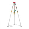 VEVOR Confined Space Tripod Kit, Heavy Duty Rescue Tripod Lifting Hoist 1800 lbs Winch, 4.1 ft Adjustable Legs, 65 ft Cable Portable Kit, 32.8 ft Fall Protection, 4.40-7.05 ft Working Height