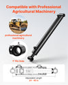 VEVOR Double Acting Hydraulic Cylinder, 2" Bore x 16" Stroke, Max 3500PSI Hydraulic Cylinder, Heavy-Duty Welded Cross Tube Cylinders with 1" Pin Hole & SAE #6 Port for Agricultural Machinery, Tractors