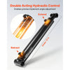 VEVOR Double Acting Hydraulic Cylinder, 2" Bore x 12" Stroke, Max 3500PSI Hydraulic Cylinder, Heavy-Duty Welded Cross Tube Cylinders with 1" Pin Hole & SAE #6 Port for Agricultural Machinery, Tractors