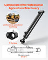 VEVOR Double Acting Hydraulic Cylinder, 2" Bore x 12" Stroke, Max 3500PSI Hydraulic Cylinder, Heavy-Duty Welded Cross Tube Cylinders with 1" Pin Hole & SAE #6 Port for Agricultural Machinery, Tractors