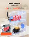VEVOR Slushie Machine, 4L/135oz No Ice Needed Slushy Machine for Home, Frozen Drink Maker with Single Tank, Margarita Machine with Self-Cleaning, for Frozen Margaritas, Frappés, Milkshake & More