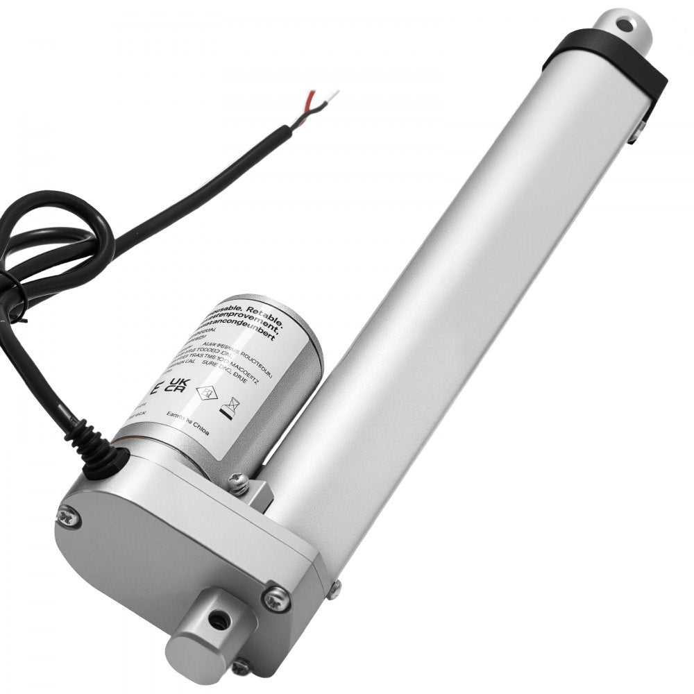 VEVOR 12V Linear Actuator, 8 Inch High Speed 0.6"/s Linear Motion Actuator, 225lbs/1000N with IP54 Protection & Mounting Bracket for Lift Desk, Recliner Chairs, Window Door Opener