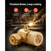 VEVOR CGA520 Acetylene Regulator for B-Type Tanks, AR-B Air Acetylene Regulator Gauge with 3/8"-24 LH Outlet Connection, Heavy-Duty Brass Body for Welding Brazing Applications