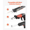 VEVOR 10Pcs Magnetic Induction Heater Coil, Inductor Heat Accessories, Mini Heater Coil Kit with Flexibility and Long Lifespan, for Removing Rusty Bolts and Nuts, 8 Coils + 1 U-Shaped + 1 Free Forming
