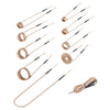 VEVOR 10Pcs Magnetic Induction Heater Coil, Inductor Heat Accessories, Mini Heater Coil Kit with Flexibility and Long Lifespan, for Removing Rusty Bolts and Nuts, 8 Coils + 1 U-Shaped + 1 Free Forming