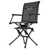VEVOR Hunting Chair, 360° Silent Swivel, Foldable Lightweight Portable Blind Chair, Heavy-Duty Steel Frame Ground Stool Seat, with Armrest, Adjustable Carry Strap, 300 Lbs Capacity for Fishing Camping