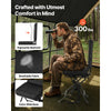 VEVOR Hunting Chair, 360° Silent Swivel, Foldable Lightweight Portable Blind Chair, Heavy-Duty Steel Frame Ground Stool Seat, with Adjustable Shoulder Strap, 300 Lbs Capacity for Fishing, Camping