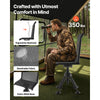VEVOR Hunting Chair, 360° Silent Swivel, Foldable Portable Blind Chair, Heavy-Duty Steel Frame Ground Stool Seat with Anti-Sink Swivel Feet, Height Adjustable, 350 Lbs Capacity for Fishing Camping