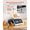VEVOR Liquid Filling Machine, 2-300 g Recommend Automatic Bottle Filler, for Water, Beverages, Oils, Digital Weighing, Adjustable Stand, Stainless Steel Body, 6 Memory Presets, Anti-Drip Nozzle