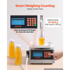VEVOR Liquid Filling Machine, 10-1000g Recommend Automatic Bottle Filler, for Water, Detergent, Oil, Premium Stainless Steel Body, Digital Weighing, Adjustable Stand, Memory Presets, Easy to Operate