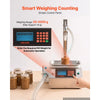 VEVOR Liquid Filling Machine, 20-5000g Recommend Automatic Bottle Filler, for Honey, Pear Syrup, Sesame Paste, Stainless Steel, Digital Weighing, Adjustable Stand, Memory Presets, Easy to Operate