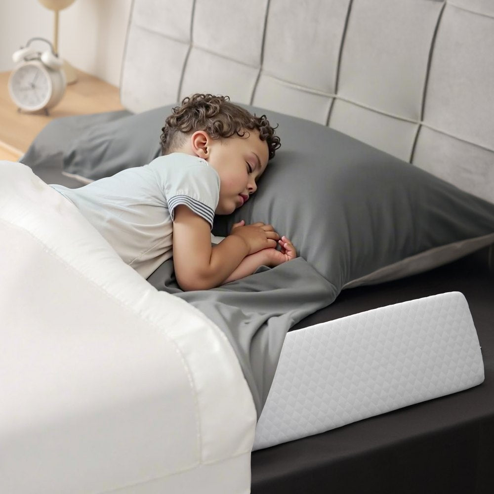 VEVOR Toddlers Bed Bumper, 56-inch Non-Slip Bed Rail Bumper, High-Rebound Foam Bedrail Guard for Toddlers with Machine-Washable Cover for Twin, Full, Queen & King Beds, Lightweight and Travel-Friendly