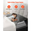 VEVOR Bed Bumper for Toddlers, 47.4-inch Inflatable Bed Guard Rail with Hand Pump, Non-Slip Flocking Toddler Bedrail Bumper for Twin, Full, Queen & King Beds, Lightweight and Portable (2 Packs)