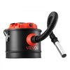 VEVOR Ash Vacuum 2.6 Gallon, 1200W Powerful Fireplace Cleaner Steel Body, for Fireplace, Pellet Stoves, Wood Stoves, Fire Pit, Grills, Double Stage Filtration System, 2.7 FT Hose, Black & Orange