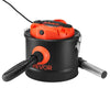 VEVOR Ash Vacuum 2.6 Gallon, 1200W Powerful Fireplace Cleaner Steel Body, for Fireplace, Pellet Stoves, Wood Stoves, Fire Pit, Grills, Double Stage Filtration System, 2.7 FT Hose, Black & Orange