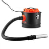 VEVOR Ash Vacuum 2.6 Gallon, 1200W Powerful Fireplace Cleaner Steel Body, for Fireplace, Pellet Stoves, Wood Stoves, Fire Pit, Grills, Double Stage Filtration System, 2.7 FT Hose, Black & Orange