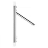 VEVOR Cat Door for Window, Adjustable to Fit Window Width 23"-28", 4 Secure Lock Modes, Aluminum Frame and High-Transparency Glass, Magnetic Closure, Weatherproof Quick-Fit Pet Door for Cats, White
