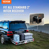 VEVOR 49.4 x 22.4 x 7.1 in Hitch Cargo Carrier, 500lbs Loading Capacity Trailer Hitch Mounted Cargo Basket, Rust-proof Aluminum Luggage Carrier Rack Fits 2" Hitch Receiver for SUV Truck Pickup Camping