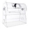 VEVOR Acrylic Raffle Drum, Professional Raffle Ticket Spinning Cage with 2 Keys, Transparent Lottery Spinning Drawing, Holds 2500 Tickets or 100 Raffle Balls,Raffle Ticket Box for Lottery Games Bingo