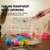 VEVOR Acrylic Raffle Drum,Professional Raffle Ticket Spinning Cage with 2 Keys, Transparent Lottery Spinning Drawing, Holds 5000 Tickets or 200 Raffle Balls, Raffle Ticket Box for Lottery Games Bingo
