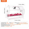VEVOR Acrylic Raffle Drum,Professional Raffle Ticket Spinning Cage with 2 Keys, Transparent Lottery Spinning Drawing, Holds 5000 Tickets or 200 Raffle Balls, Raffle Ticket Box for Lottery Games Bingo