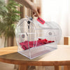 VEVOR Acrylic Raffle Drum,Professional Raffle Ticket Spinning Cage with 2 Keys, Transparent Lottery Spinning Drawing, Holds 5000 Tickets or 200 Raffle Balls, Raffle Ticket Box for Lottery Games Bingo