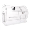 VEVOR Acrylic Raffle Drum,Professional Raffle Ticket Spinning Cage with 2 Keys, Transparent Lottery Spinning Drawing, Holds 5000 Tickets or 200 Raffle Balls, Raffle Ticket Box for Lottery Games Bingo