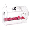 VEVOR Acrylic Raffle Drum,Professional Raffle Ticket Spinning Cage with 2 Keys, Transparent Lottery Spinning Drawing, Holds 5000 Tickets or 200 Raffle Balls, Raffle Ticket Box for Lottery Games Bingo