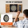 VEVOR Dartboard Cabinet, Solid Wood Dartboard Cabinet Set, Official Size Hideaway Cabinet with Socreboard and Accessories, Features Easy Assembly, Perfect for Cricket Games (Dartboard Not Included)