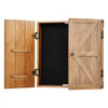 VEVOR Dartboard Cabinet, Solid Wood Dartboard Cabinet Set, Official Size Hideaway Cabinet with Socreboard and Accessories, Features Easy Assembly, Perfect for Cricket Games (Dartboard Not Included)